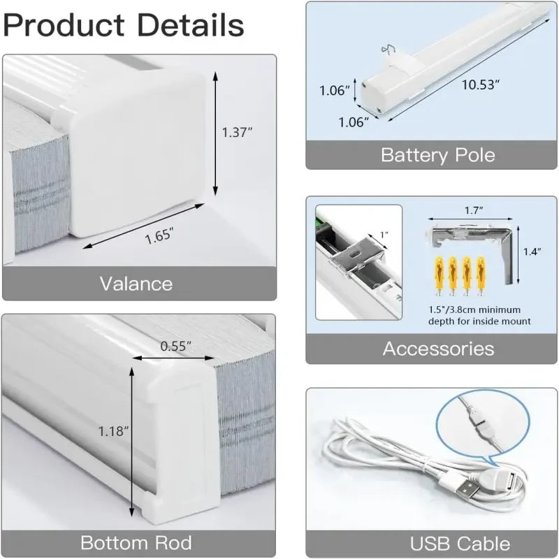⭐⭐⭐⭐⭐(4.9/5)Best-Selling Smart Window Blinds (US)