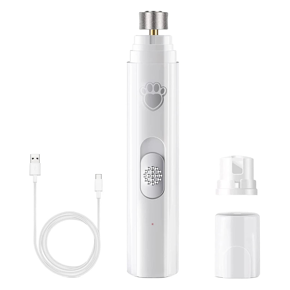 ⭐⭐⭐⭐⭐(4.9/5)Trim Nails Like a Vet Pro! ✂️🏆 | Smart LED Pet Grinder - See Blood Vessels, Zero Ouch Guarantee